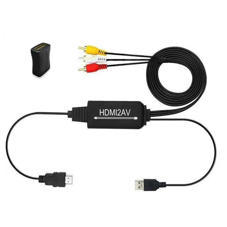 RL-HTAL1 HDMI to AV Converter Specification： Male to Male Confinement + HDMI Converter - Converter by buy2fix | Online Shopping UK | buy2fix