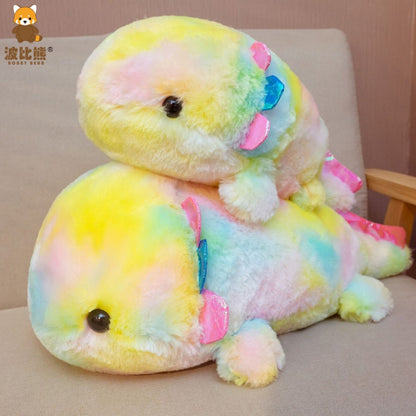 3 PCS Rainbow Color Doll Fish Plush Toy 40cm 0.25kg(Rainbow Purple) - Soft Toys by buy2fix | Online Shopping UK | buy2fix