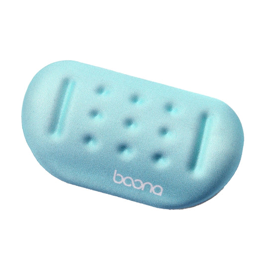Baona Silicone Memory Cotton Wrist Pad Massage Hole Keyboard Mouse Pad, Style: Mouse Pad (Blue) - Mouse Pads by Baona | Online Shopping UK | buy2fix