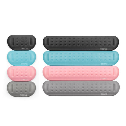 Baona Silicone Memory Cotton Wrist Pad Massage Hole Keyboard Mouse Pad, Style: Mouse Pad (Gray) - Mouse Pads by Baona | Online Shopping UK | buy2fix