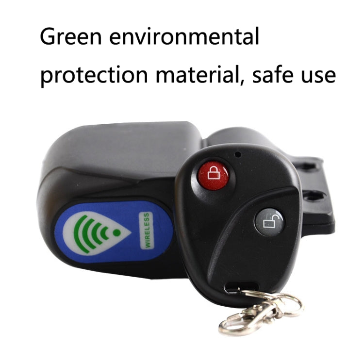 BG-262A Bicycle Remote Control Alarm Anti-Theft Alarm Car Lock(Black) - Bicycle Locks & Bicycle Pumps by buy2fix | Online Shopping UK | buy2fix