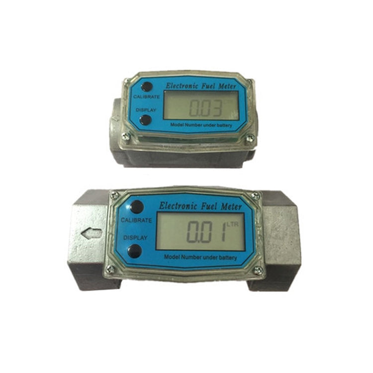 BD-H01 Electronic Display Turbine Flow Meter Metering Diesel Kerosene Methanol Urea Flow Meter Count Flow Meter, Specification: 1.5 Inch - In Car by buy2fix | Online Shopping UK | buy2fix