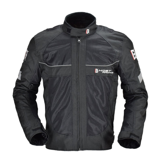 GHOST RACING GR-Y05 Motorcycle Cycling Cloth Men Knight Racing Jacket Keep Warm Anti-Fall Locomotive Off-Road Suit, Size: L(Black) - In Car by GHOST RACING | Online Shopping UK | buy2fix