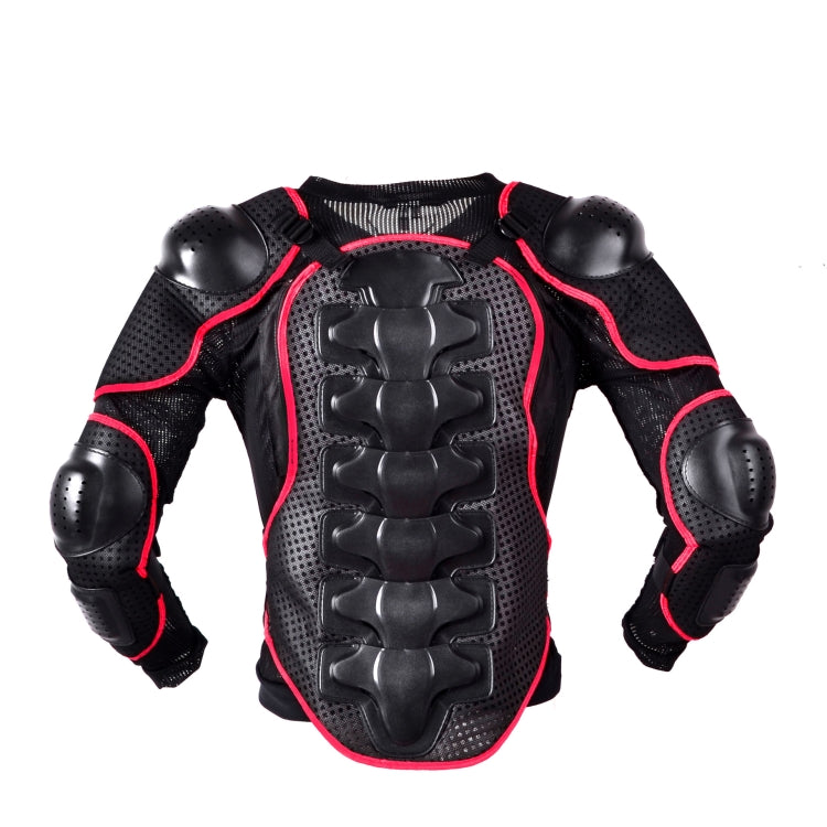 GHOST RACING F060 Motorcycle Armor Suit Riding Protective Gear Chest Protector Elbow Pad Fall Protection Suit, Size: XL(Red) - In Car by GHOST RACING | Online Shopping UK | buy2fix