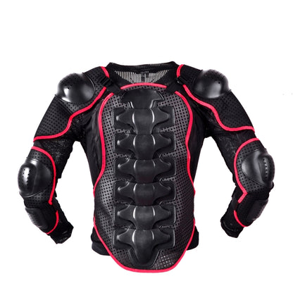 GHOST RACING F060 Motorcycle Armor Suit Riding Protective Gear Chest Protector Elbow Pad Fall Protection Suit, Size: XXXL(Red) - In Car by GHOST RACING | Online Shopping UK | buy2fix