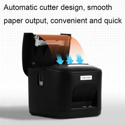 Xprinter XP-T80 72mm Portable Express List Thermal Receipt Printer, Style:USB+COM(EU Plug) - Consumer Electronics by Xprinter | Online Shopping UK | buy2fix