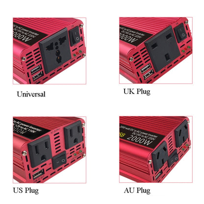 LVYUAN Car Inverter Dual USB Power Converter, Specification: 12V to 220V 2000W - In Car by LVYUAN | Online Shopping UK | buy2fix