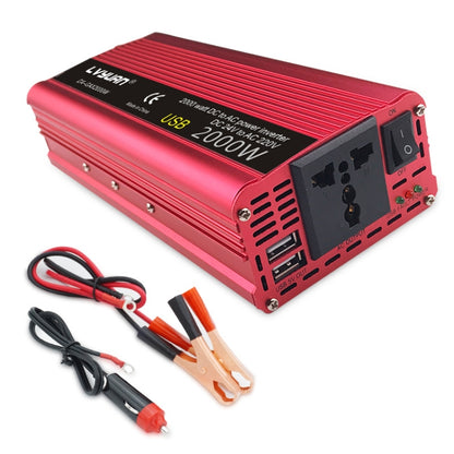 LVYUAN Car Inverter Dual USB Power Converter, Specification: 24V to 220V 2000W - In Car by LVYUAN | Online Shopping UK | buy2fix