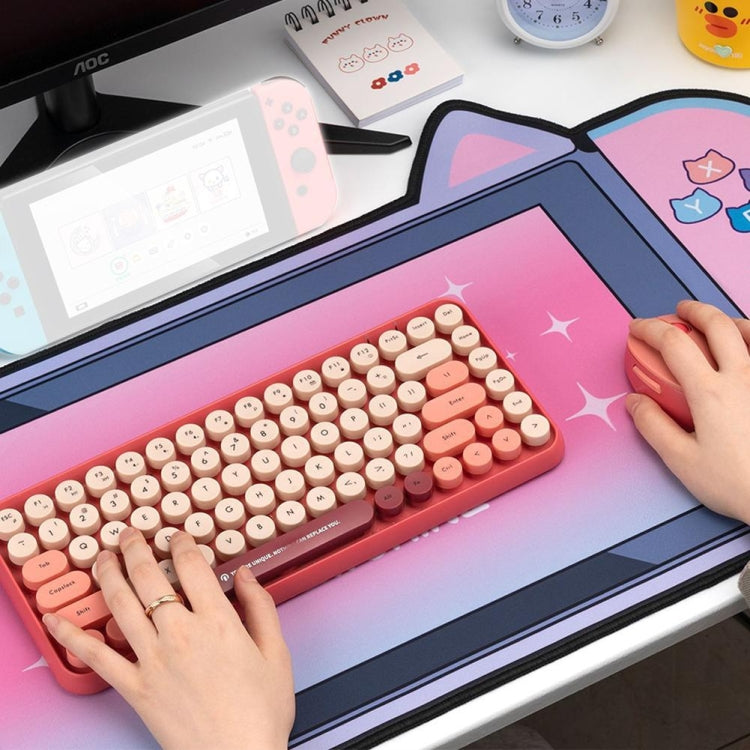 400 x 800 x 2mm Cute Cat Ear Computer Keyboard Desk Pad Mouse Pad(2) - Mouse Pads by buy2fix | Online Shopping UK | buy2fix