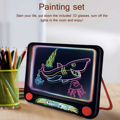 Multifunctional Luminous 3D Children Drawing Board, Without Watercolor Pen, Style: 3D Dinosaur - Drawing Toys by buy2fix | Online Shopping UK | buy2fix