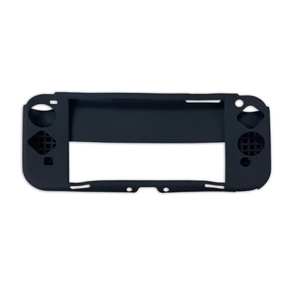 KJH NS-067 Host Siamese Silicone Protective Case For Switch OLED(Black) - Cases by KJH | Online Shopping UK | buy2fix