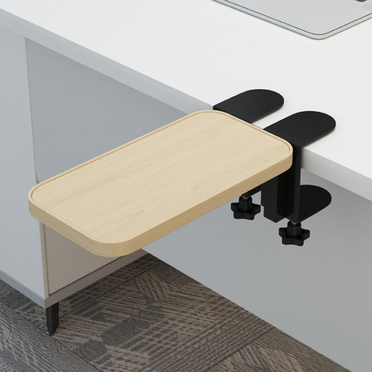 Computer Desk Rotatable Arm(Oak Color Wooden Board) - Other by buy2fix | Online Shopping UK | buy2fix