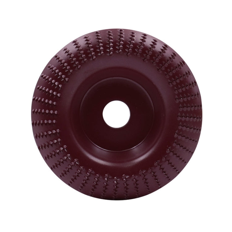 Woodworking Sanding Plastic Stab Discs Hard Round Grinding Wheels For Angle Grinders, Specification: 100mm Wine Red Curved - Abrasive Tools & Accessories by buy2fix | Online Shopping UK | buy2fix