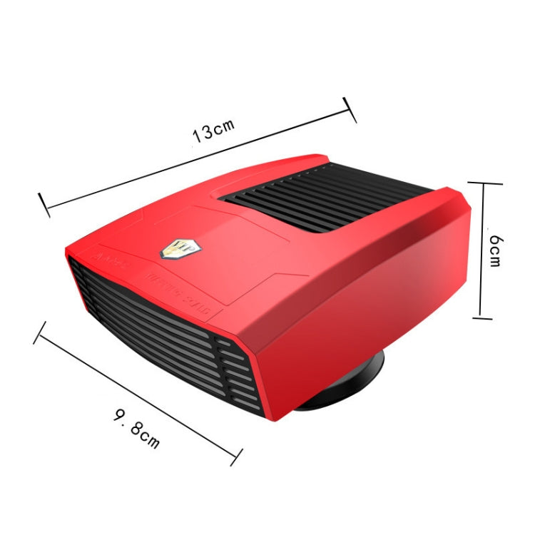 8265 Vehicle-Mounted Cooling And Heating Fan Defogger(24V Red) - Heating & Fans by buy2fix | Online Shopping UK | buy2fix