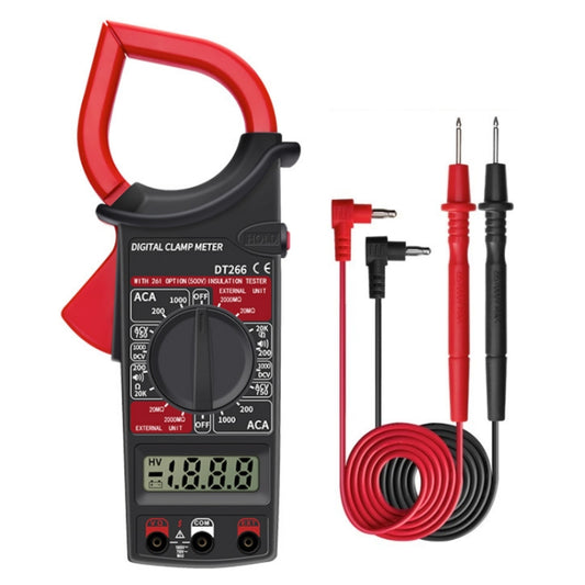 ANENG DT266  Automatic High-Precision Clamp Multimeter with Buzzer(Red) - Consumer Electronics by ANENG | Online Shopping UK | buy2fix