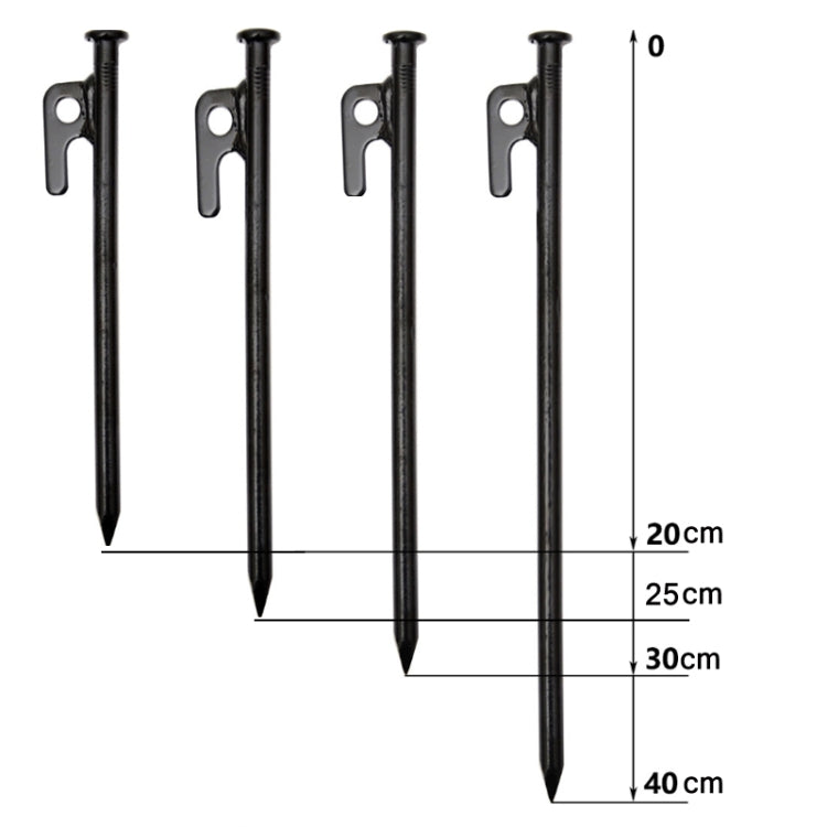 4 PCS 20cm Outdoor Camping Windproof Fixed Canopy Ground Nails - Tents & Accessories by buy2fix | Online Shopping UK | buy2fix