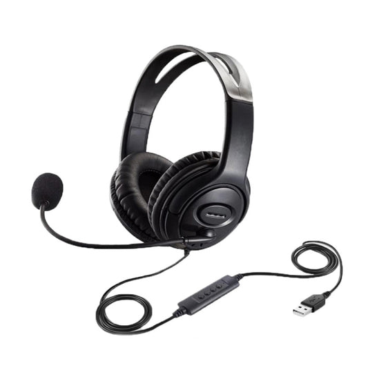 Head-Mounted Wired Headset With Microphone, Style: GAE-109 - Multimedia Headset by buy2fix | Online Shopping UK | buy2fix