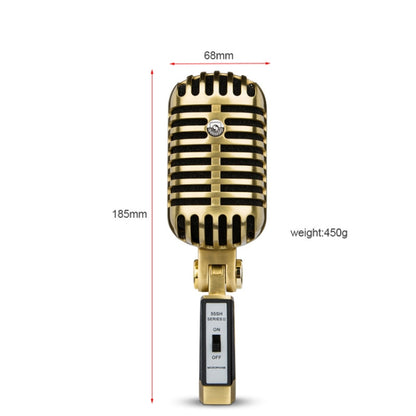 Vintage Style Stage Dynamic Microphone(GAM-01 B) - Consumer Electronics by buy2fix | Online Shopping UK | buy2fix