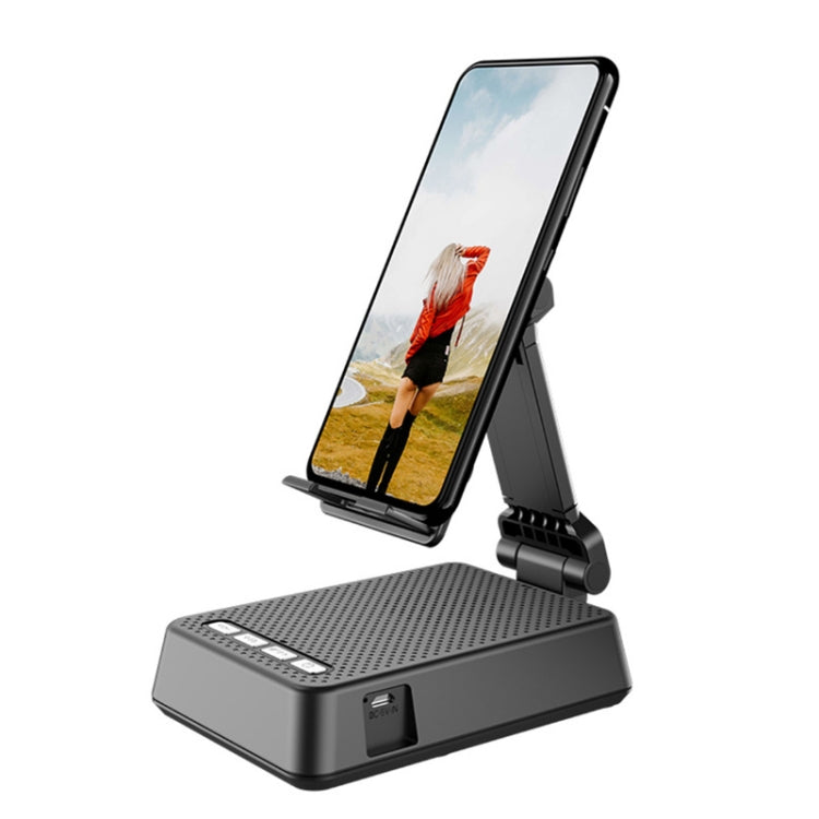 L29 Mobile Phone Holder With Subwoofer Bluetooth Speaker - Desktop Holder by buy2fix | Online Shopping UK | buy2fix