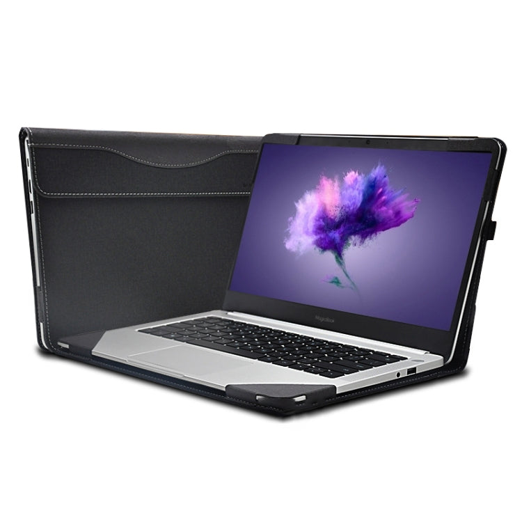 PU Leather Laptop Protective Case For Huawei Honor MagicBook(Dark Gray) - Other by buy2fix | Online Shopping UK | buy2fix