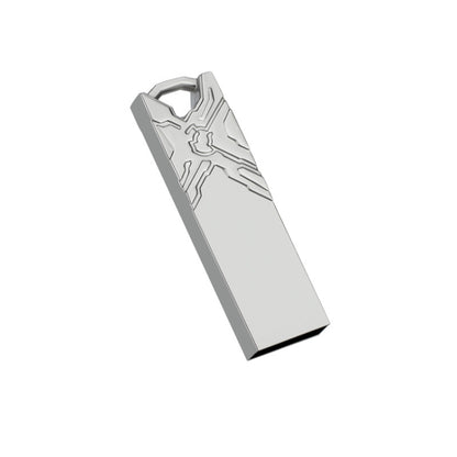 Jg1 USB 2.0 High-Speed Metal Engraving Car USB Flash Drives, Capacity: 16 GB(White) - USB Flash Drives by buy2fix | Online Shopping UK | buy2fix