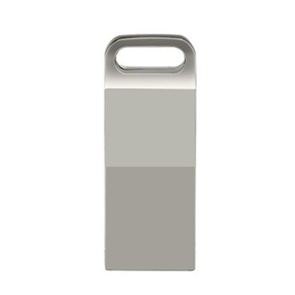 JHQG1 Step Shape Metal High Speed USB Flash Drives, Capacity: 8GB(Silver Gray) - USB Flash Drives by buy2fix | Online Shopping UK | buy2fix