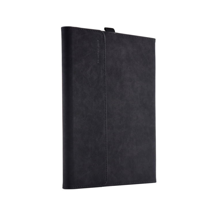 13 inch Leather Tablet Protective Case For Microsoft Surface Pro X, Color: Black + Power Bag - 13.3 inch by buy2fix | Online Shopping UK | buy2fix