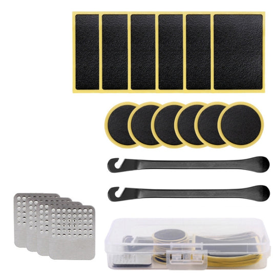 18 PCS / Set Black Iron Tire Lever  Bicycle Tire Repair Kit - Outdoor & Sports by buy2fix | Online Shopping UK | buy2fix