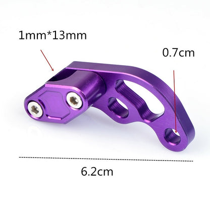 2 PCS Motorcycle Modification Accessories Universal Brake Hose Clamp(Purple) - In Car by buy2fix | Online Shopping UK | buy2fix