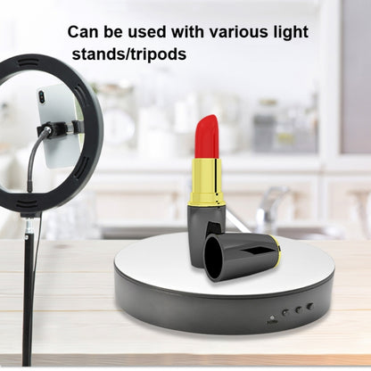 15cm Adjustable Speed Rotating Display Stand Props Turntable(Black Mirror) - Camera Accessories by buy2fix | Online Shopping UK | buy2fix