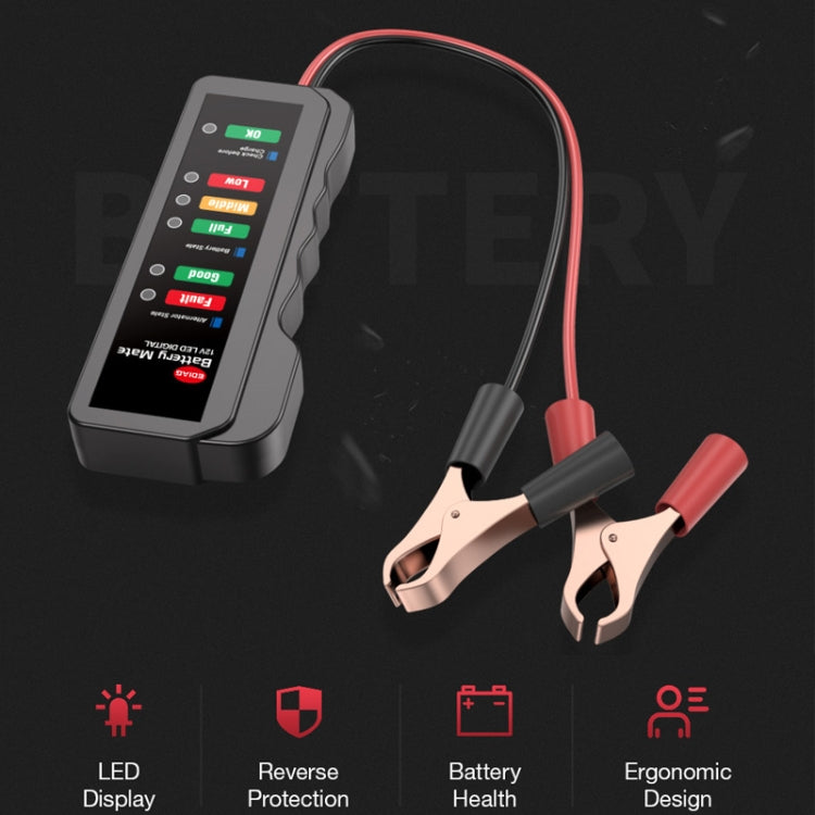 12V Automotive Battery Tester Fault Diagnosis Instrument - In Car by buy2fix | Online Shopping UK | buy2fix