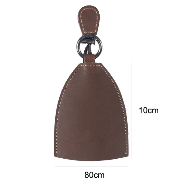 18Y-009 Vintage Handmade Leather Car Pull-Out Key Case(Plant Tanned Leather) - In Car by buy2fix | Online Shopping UK | buy2fix