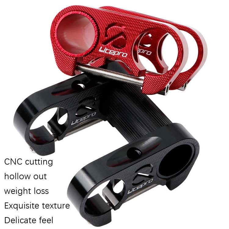 LitePro S95 Folding Bike Hollow Double Stem(Red) - Bicycle Grips by Litepro | Online Shopping UK | buy2fix