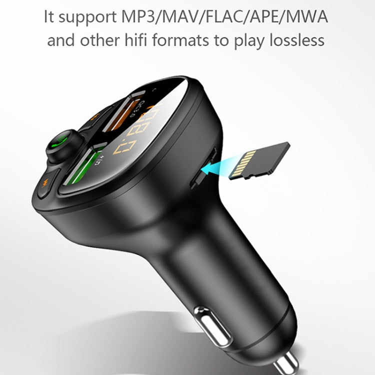 HY-87 Car Bluetooth MP3 Dual USB Car Charger, Style: Regular Version - In Car by buy2fix | Online Shopping UK | buy2fix