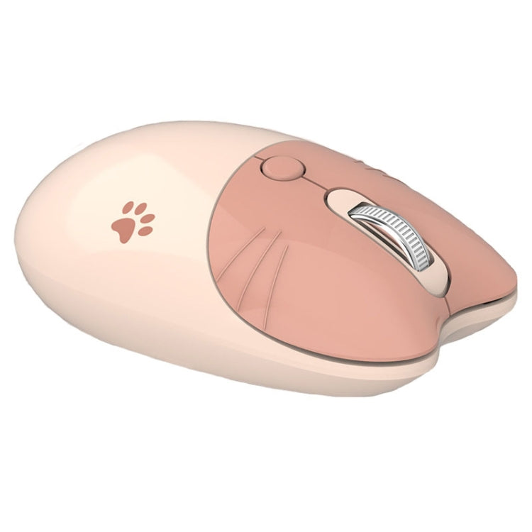 M3 3 Keys Cute Silent Laptop Wireless Mouse, Spec: Bluetooth Wireless Version (Milk Tea) - Wireless Mice by buy2fix | Online Shopping UK | buy2fix