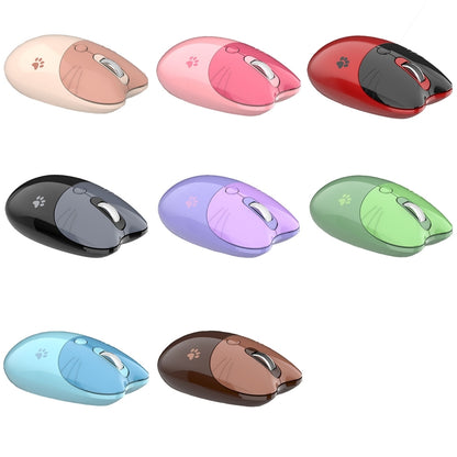 M3 3 Keys Cute Silent Laptop Wireless Mouse, Spec: Bluetooth Wireless Version (Purple) - Wireless Mice by buy2fix | Online Shopping UK | buy2fix