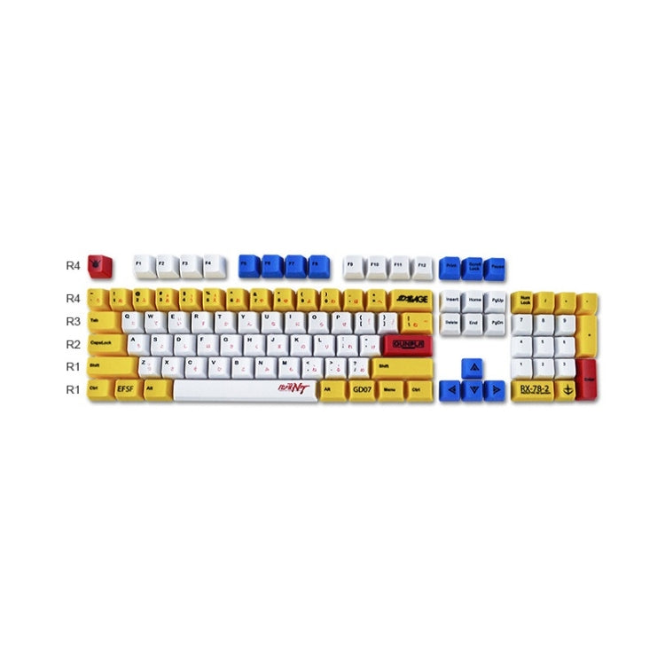 Dye Sublimation Heat Transfer Keycaps For Mechanical Keyboard(Gaoda B) - Silicone / Sticker by buy2fix | Online Shopping UK | buy2fix