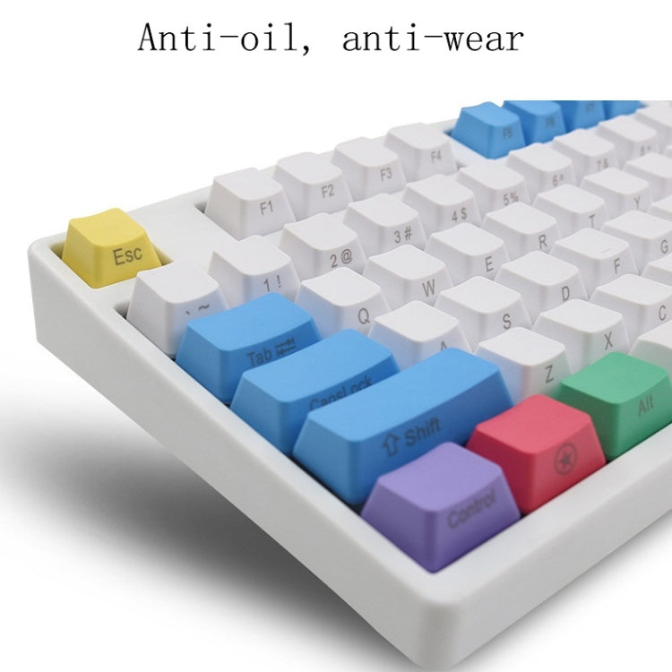 Mechanical Keyboard Laser PBT Keycap White Front Words - Other by buy2fix | Online Shopping UK | buy2fix