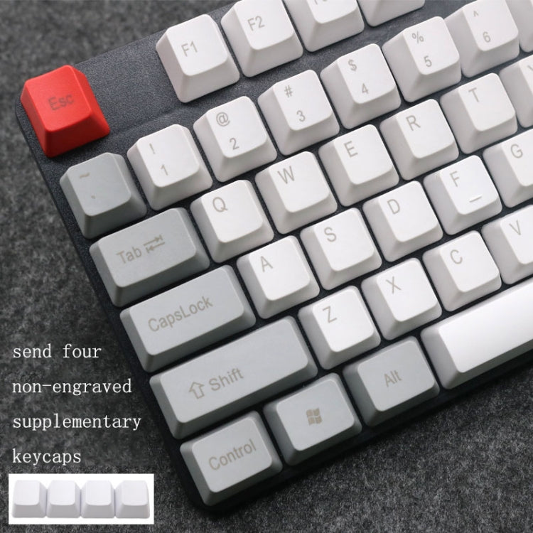 Mechanical Keyboard Laser PBT Keycap Light Gray Side Words - Other by buy2fix | Online Shopping UK | buy2fix