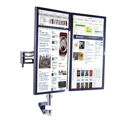 Gibbon Mounts D08W-300  Monitor Bracket Dual Screen Wall Bracket Splicing Computer Bracket - Computer & Networking by Gibbon Mounts | Online Shopping UK | buy2fix