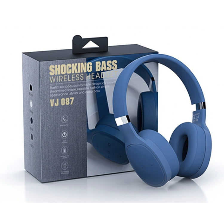 VJ087 Folding Wireless Sports Bluetooth Gaming Headset(Grey) - Apple Accessories by buy2fix | Online Shopping UK | buy2fix