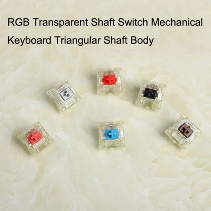 10PCS Cherry MX RGB Transparent Shaft Switch Mechanical Keyboard Triangular Shaft Body, Color: Black Shaft - Other by CHERRY | Online Shopping UK | buy2fix