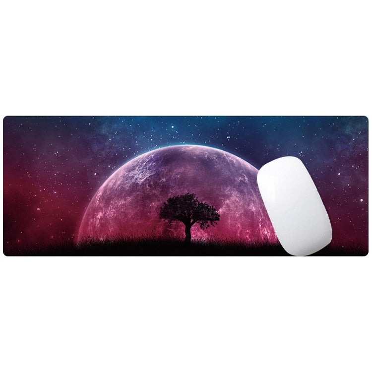 300x800x2mm Locked Large Desk Mouse Pad(2 Lotus) - Mouse Pads by buy2fix | Online Shopping UK | buy2fix