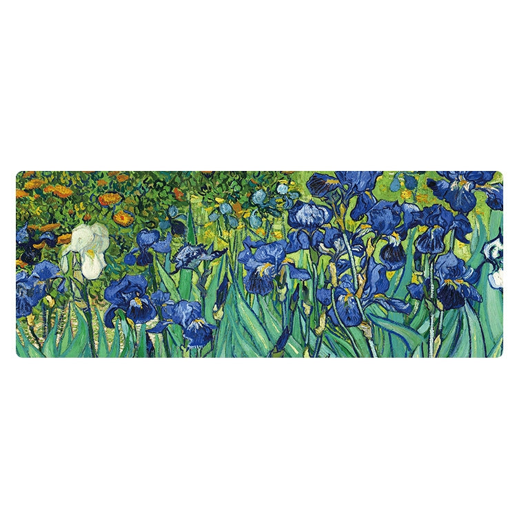 300x800x3mm Locked Am002 Large Oil Painting Desk Rubber Mouse Pad(Iris) - Mouse Pads by buy2fix | Online Shopping UK | buy2fix