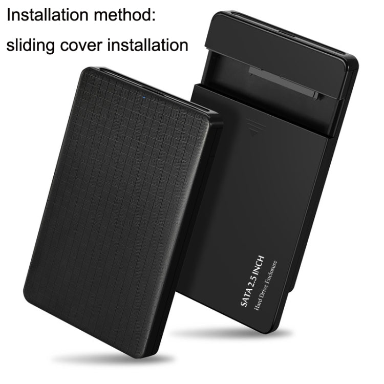 E39 2.5 Inch USB3.0 SATA Mobile Hard Disk Box(Black) - HDD Enclosure by buy2fix | Online Shopping UK | buy2fix