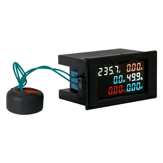 D69-2058 6 in 1 Multifunctional AC Voltage and Current Digital Display Instrument - Consumer Electronics by buy2fix | Online Shopping UK | buy2fix