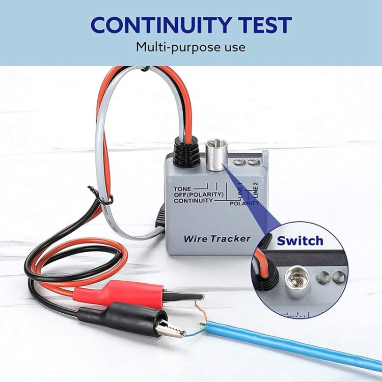 200EP High Accuracy Cable Toner Detector Finder Tester - Lan Cable and Tools by buy2fix | Online Shopping UK | buy2fix