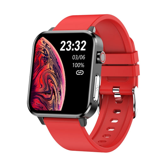 LOANIY E86 1.7 Inch Heart Rate Monitoring Smart Bluetooth Watch, Color: Red - Smart Wear by LOANIY | Online Shopping UK | buy2fix