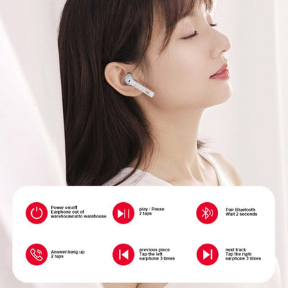 Edifier Z2 Plus Waterproof Touch Wireless Bluetooth Earphnoe(Red) - Bluetooth Earphone by Edifier | Online Shopping UK | buy2fix