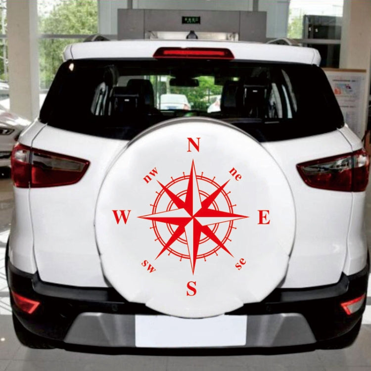 D-336 Car Compass Graphic Sticker Hood Car Body Universal Sticker(Black) - In Car by buy2fix | Online Shopping UK | buy2fix